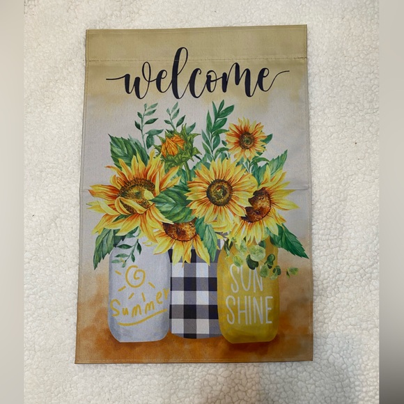 Other - Sunflower Welcome Garden Flag